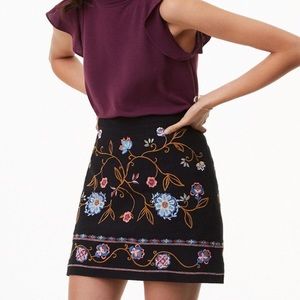 Beauty Floral 🌸🌷Black Mini Skirt. Summer Time Ready ☀️😉